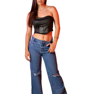 Calça Jeans Skinny Plus Size com Azul