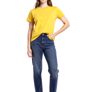 Regata Feminina Básica Amarelo